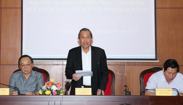 Truong Hoa Binh : Dac Nong doit améliorer son environnement des affaires - ảnh 1